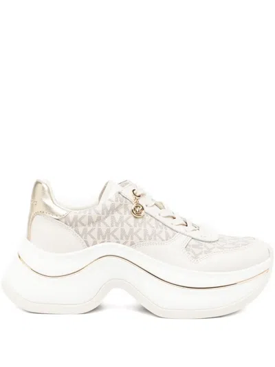 Michael Kors Arla Sneakers In Neutral