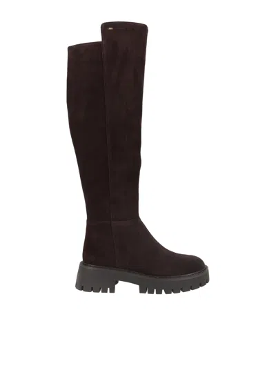Michael Kors Asher Boot In Animal Print