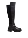 Michael Kors Leather Boot In Black