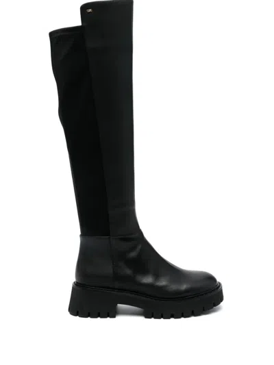 Michael Kors Asher Boots In Black