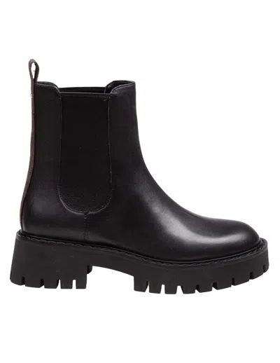 Michael Kors Asher Ankle Boots In Brown, Black
