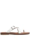 Michael Kors Ashton Flat Thong In White