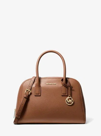 Michael Kors Ashton Medium Satchel In Brown