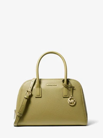 Michael Kors Ashton Medium Satchel In Green
