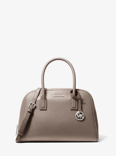 Michael Kors Ashton Medium Satchel In Grey