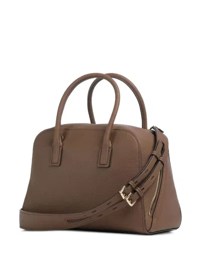 Michael Kors Ashton Pebbled-leather Tote Bag In Brown