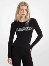 Michael Kors Aspen Sweater In Black