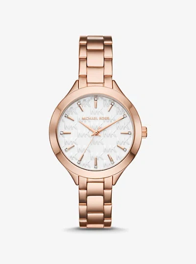 Michael Kors Aspyn Rose Gold-tone Watch