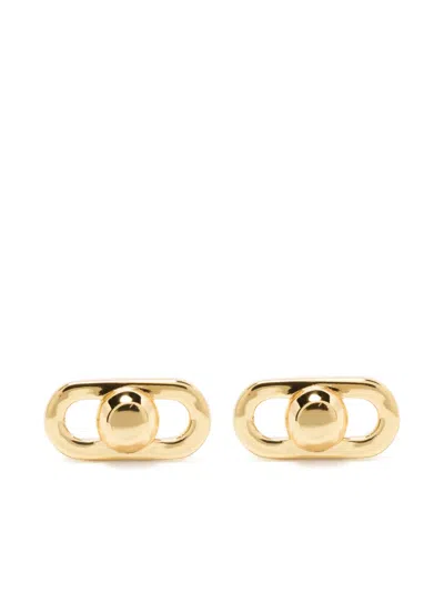 Michael Kors Astor Link Earrings In Gold