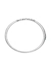 Michael Kors Astor Link Small Textured-detail Pave Bracelet In Metallic