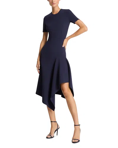 Michael Kors Asymmetrical Dress In Maritime