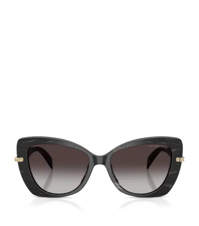 Michael Kors Atlanta Butterfly Sunglasses In Black