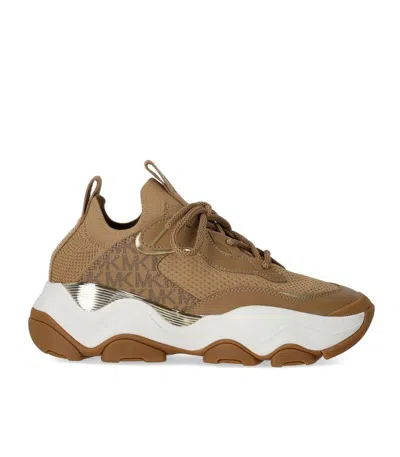 Michael Kors Atlas Husk Sneaker In Brown