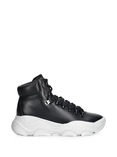 Michael Kors Atlas Leather Boot In Black