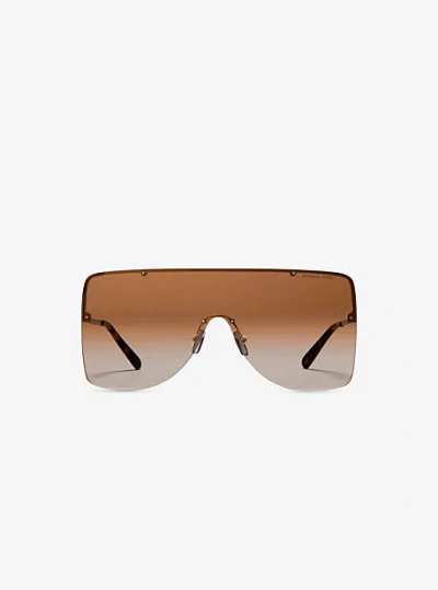 Michael Kors Avenue Sunglasses In Gold