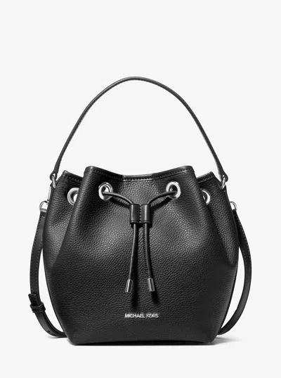 Michael Kors Avery Medium Bucket Messenger Bag In Black