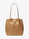 Michael Kors Avery Medium Bucket Messenger Bag In Brown