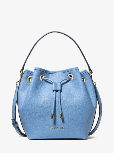 Michael Kors Avery Medium Bucket Messenger Bag In Blue