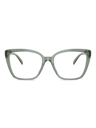 Michael Kors Avila Cat-eye Glasses In Green