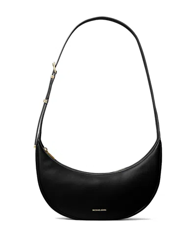 Michael Kors Avra Medium Convertible Sling Crossbody In Black
