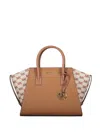 Michael Kors Avril Leather Logo-plaque Tote Bag