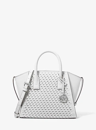 Michael Kors Avril Small Woven Satchel