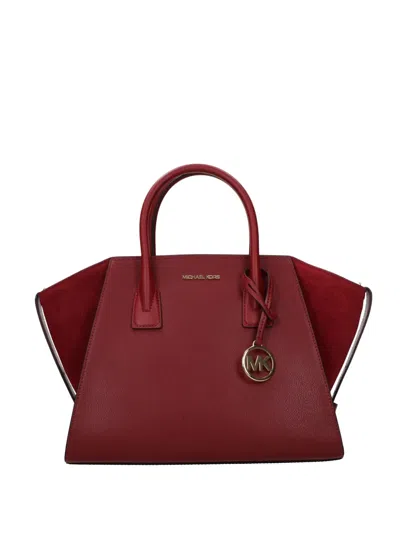 Michael Kors Avril Tote Bag In Burgundy
