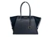Michael Kors Avril Xl Suede Leather Top Zip Satchel Bag Women's In Multi