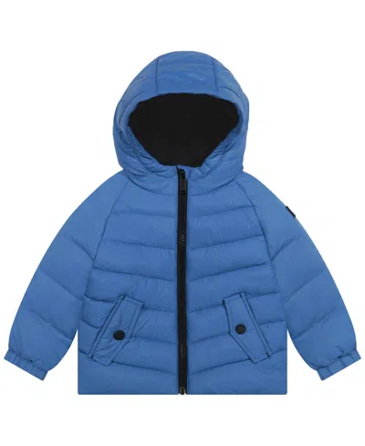 Michael Kors Kids' Baby Boys' Long-sleeve Midweight Jacket In Blue