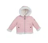 Michael Kors Baby Girls Plush Lined Midweight Jacket In Pink
