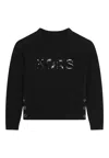 Michael Kors Baby Sweater  Paillettes In Black