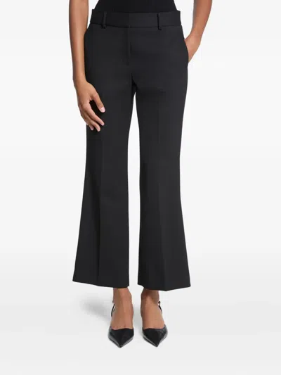 Michael Kors Back-pockets Trousers In Black