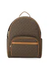 Michael Kors Printed Design Leather Backpack In Multicolour