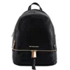 Michael Kors Medium Rhea Backpack In Black