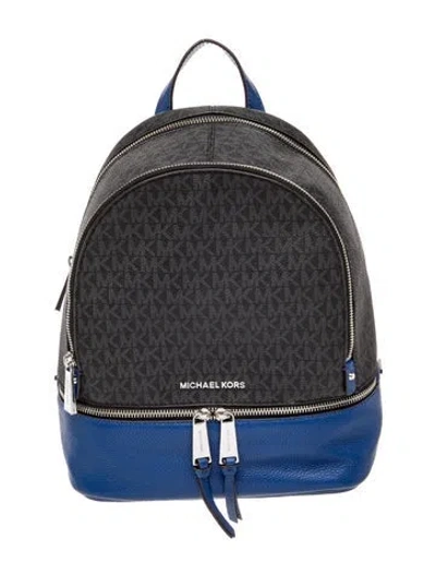 Pre-owned Michael Kors Backpack In Black