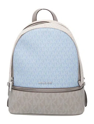 Pre-owned Michael Kors Backpack In Blue