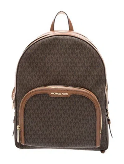 Pre-owned Michael Kors Backpack In Brown