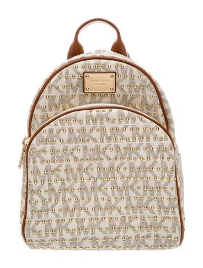 Pre-owned Michael Kors Backpack In Brown