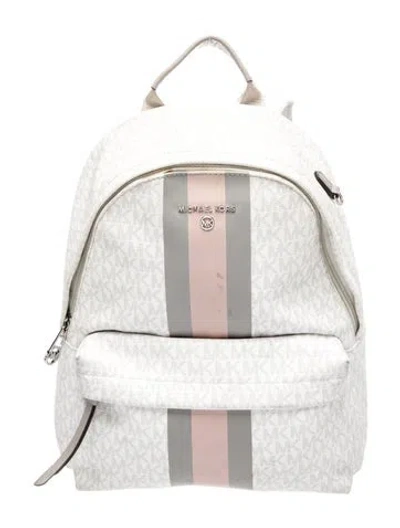 Pre-owned Michael Kors Backpack In Green