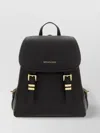 Michael Kors Backpack Leather Adjustable Straps Front Flap Top Handle