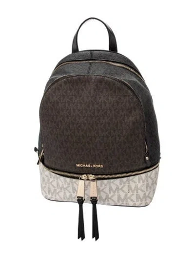 Pre-owned Michael Kors Backpack In Multi