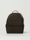Michael Kors Sable Large Signature Logo Backpack In Brown