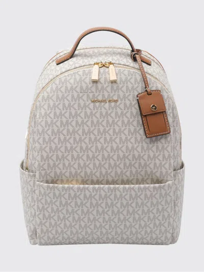 Michael Kors Michael  Logo Lettering Backpack In Red