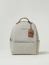 Michael Kors Sable Medium Signature Logo Backpack In Neutral