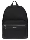 Michael Kors Malone Pebble Solid-color Backpack In Black