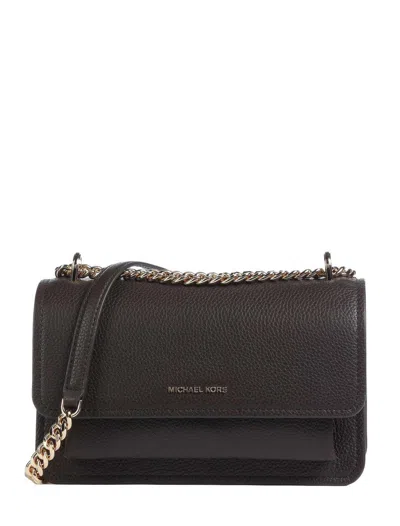 Michael Kors Flip Shoulder Bag In Black