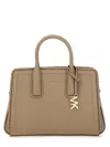 Michael Kors Beige Leather Bags In Neutral