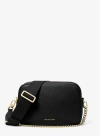 Michael Kors Chain Strap Shoulder Bag With Gold Hardware In Black