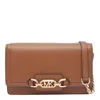 Michael Kors Extra-small Heather Bag In Brown Leather