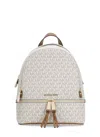 Michael Kors Rhea Backpack In Beige